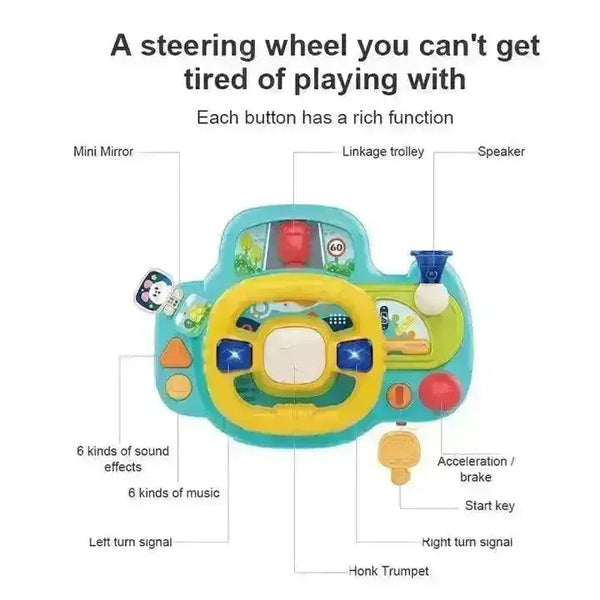Simulation Steering Wheel with Music - Bear Hugs