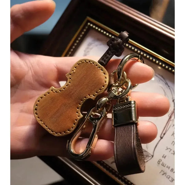Simulation Violin Keychain - Bear Hugs