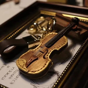 Simulation Violin Keychain - Bear Hugs
