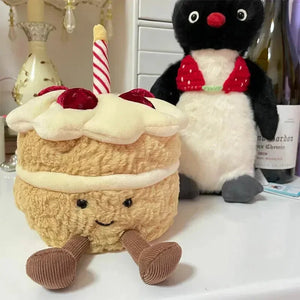 Singing LED Birthday Cake Plushie - Bear Hugs
