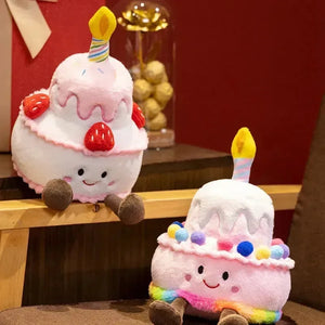 Singing LED Birthday Cake Plushie - Bear Hugs
