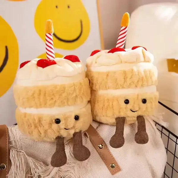 Singing LED Birthday Cake Plushie - Bear Hugs