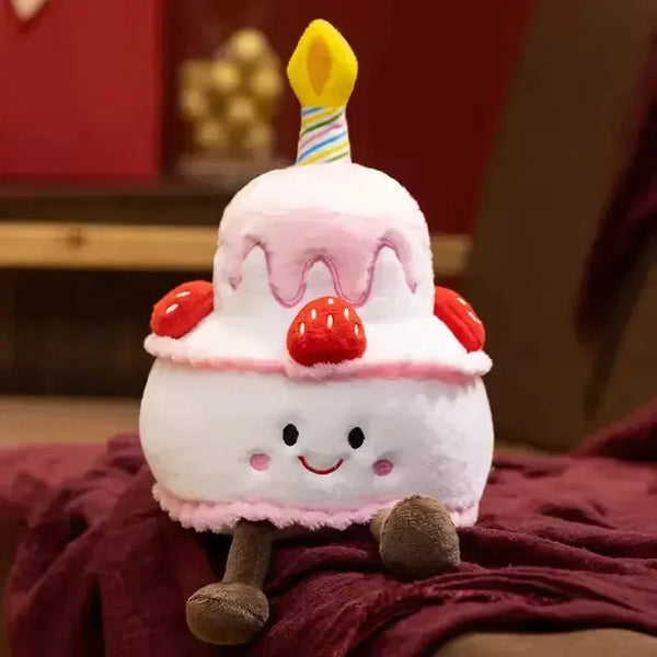 Singing LED Birthday Cake Plushie - Bear Hugs