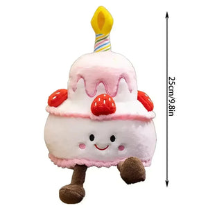 Singing LED Birthday Cake Plushie - Bear Hugs