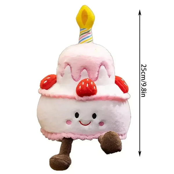 Singing LED Birthday Cake Plushie - Bear Hugs