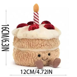 Singing LED Birthday Cake Plushie - Bear Hugs