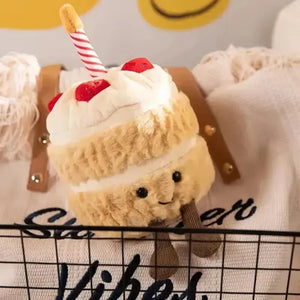 Singing LED Birthday Cake Plushie - Bear Hugs