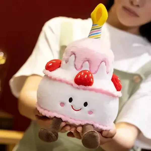 Singing LED Birthday Cake Plushie - Bear Hugs