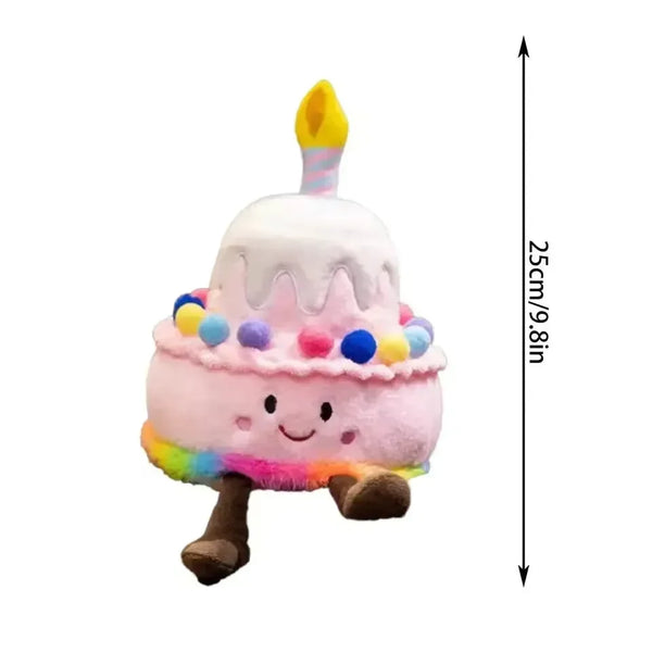 Singing LED Birthday Cake Plushie - Bear Hugs