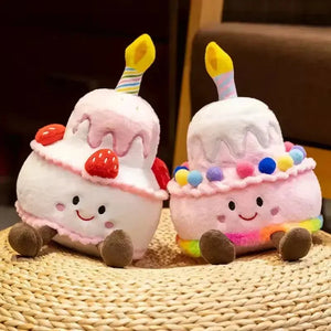 Singing LED Birthday Cake Plushie - Bear Hugs