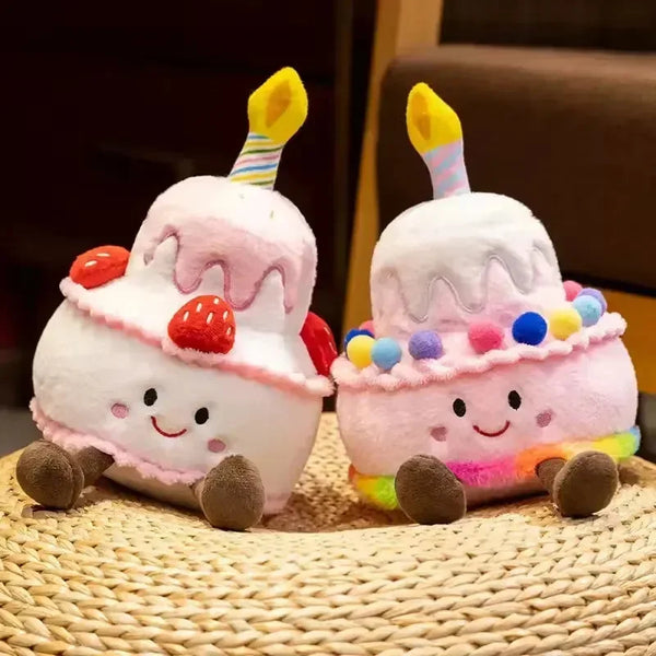 Singing LED Birthday Cake Plushie - Bear Hugs