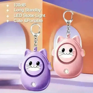 Siren Cat Safety Keychain - Bear Hugs