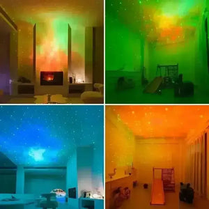 Sitting Astronaut Nebula Projector - Bear Hugs