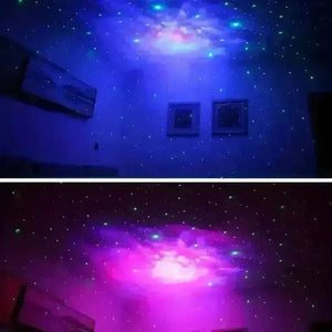 Sitting Astronaut Nebula Projector - Bear Hugs