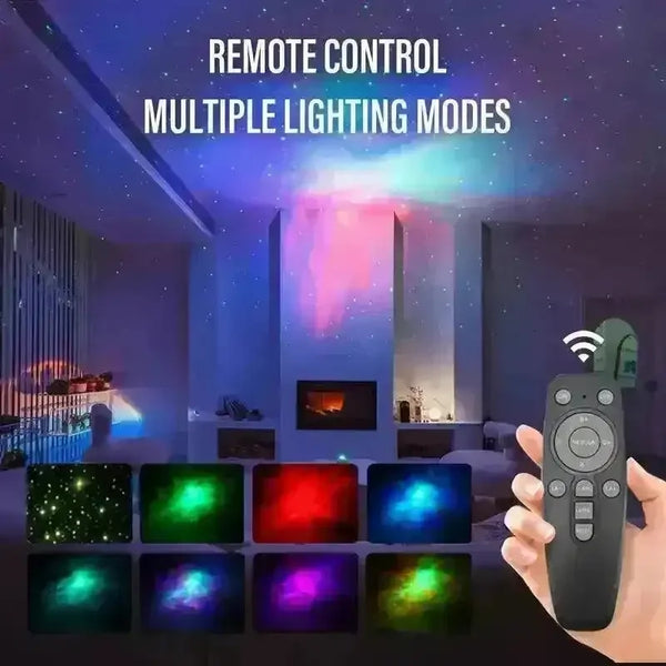 Sitting Astronaut Nebula Projector - Bear Hugs