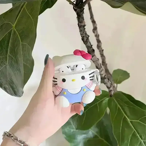 Sitting Hello Kitty Case (For Airpods) - Bear Hugs
