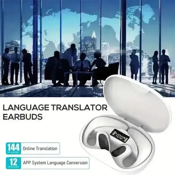 Skara M8 Wireless Translator Earbuds - Bear Hugs