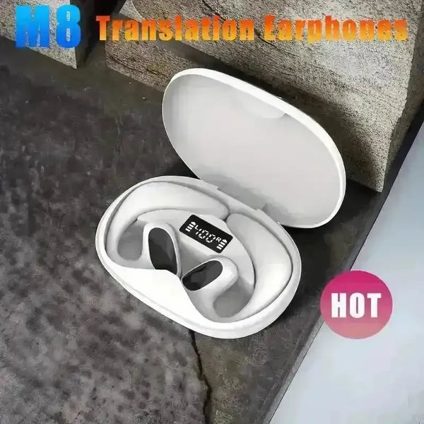 Skara M8 Wireless Translator Earbuds - Bear Hugs
