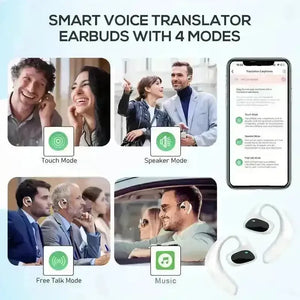 Skara M8 Wireless Translator Earbuds - Bear Hugs