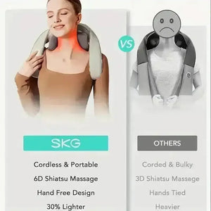 SKG H5 Deep Tissue Neck Massager - Bear Hugs