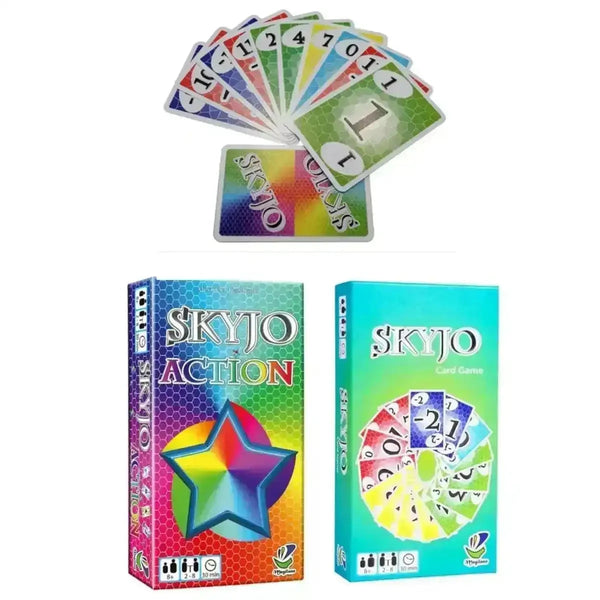 Skyjo and Skyjo Action Card Game - Bear Hugs