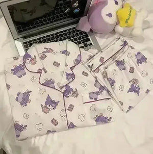 Sleep Ready Kuromi Pajama Set - Bear Hugs