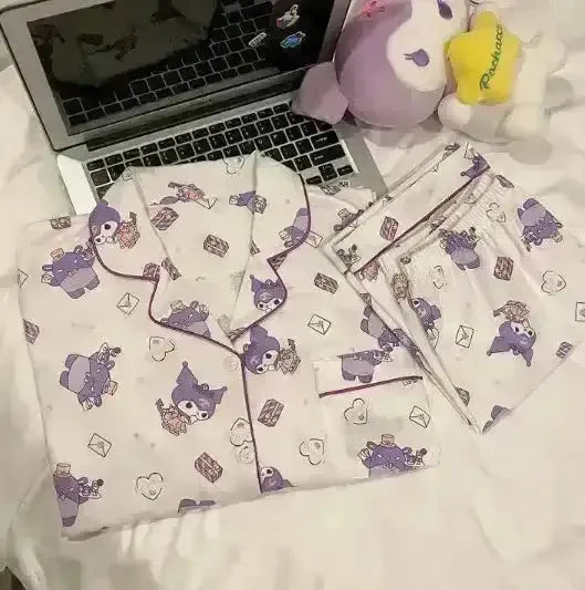 Sleep Ready Kuromi Pajama Set - Bear Hugs