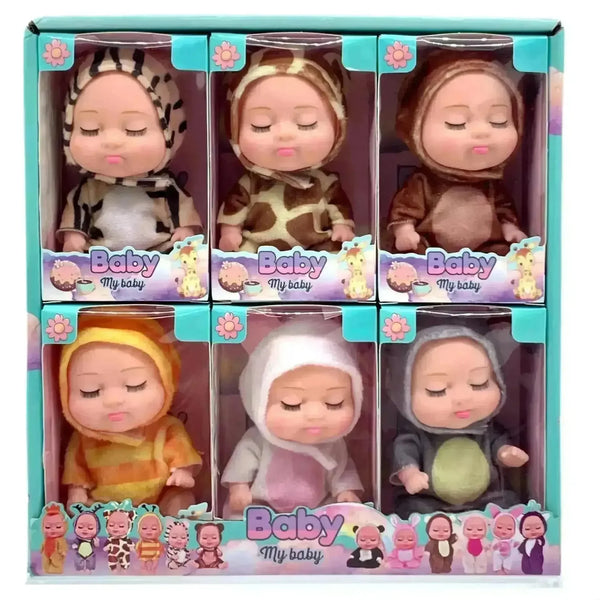 Sleeping Baby Girl Reborn Dolls (13 cm) - Bear Hugs