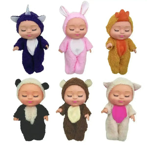 Sleeping Baby Girl Reborn Dolls (13 cm) - Bear Hugs