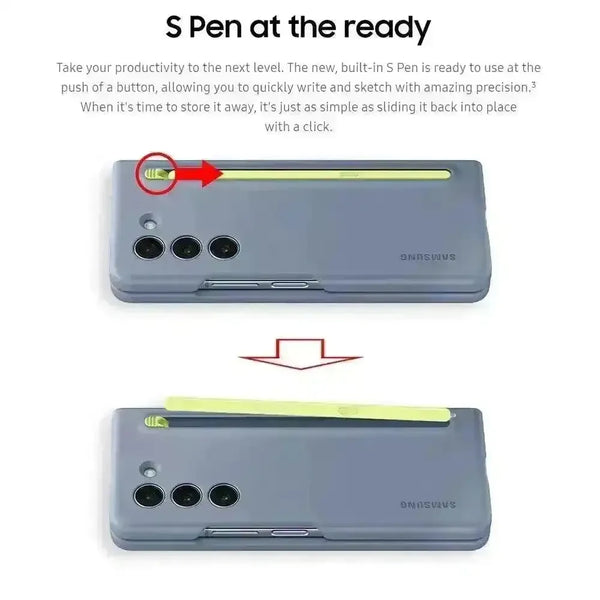 Slim S Pen Case For Samsung Z Fold 5 - Bear Hugs