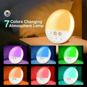 Smart Sunrise Wake-Up Light Alarm Clock - Bear Hugs