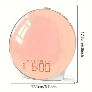 Smart Sunrise Wake-Up Light Alarm Clock - Bear Hugs