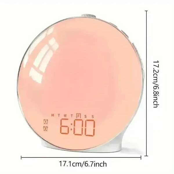 Smart Sunrise Wake-Up Light Alarm Clock - Bear Hugs