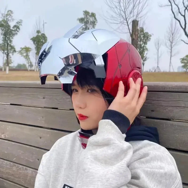 Smart Wearable Iron Man Voice Controlled MK50 Helmet - Bear Hugs