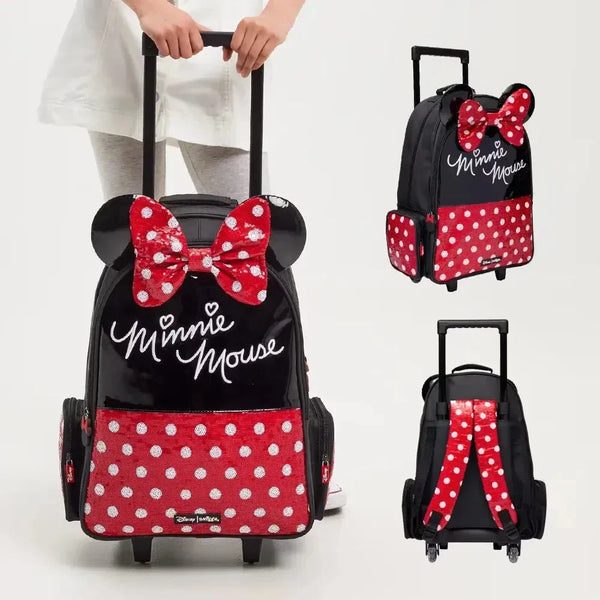 Smiggle All Stars Trolley Backpack - Bear Hugs