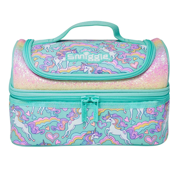 Smiggle Double Decker Lunch Bag For Kids - Bear Hugs