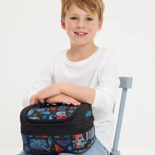Smiggle Double Decker Lunch Bag For Kids - Bear Hugs