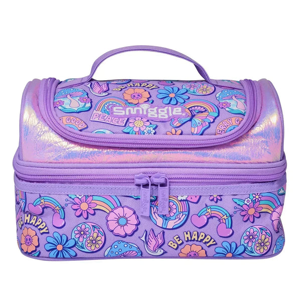 Smiggle Double Decker Lunch Bag For Kids - Bear Hugs