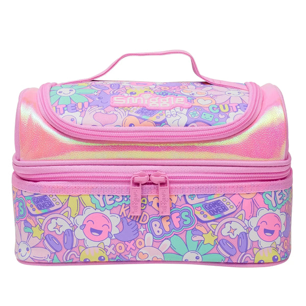 Smiggle Double Decker Lunch Bag For Kids - Bear Hugs