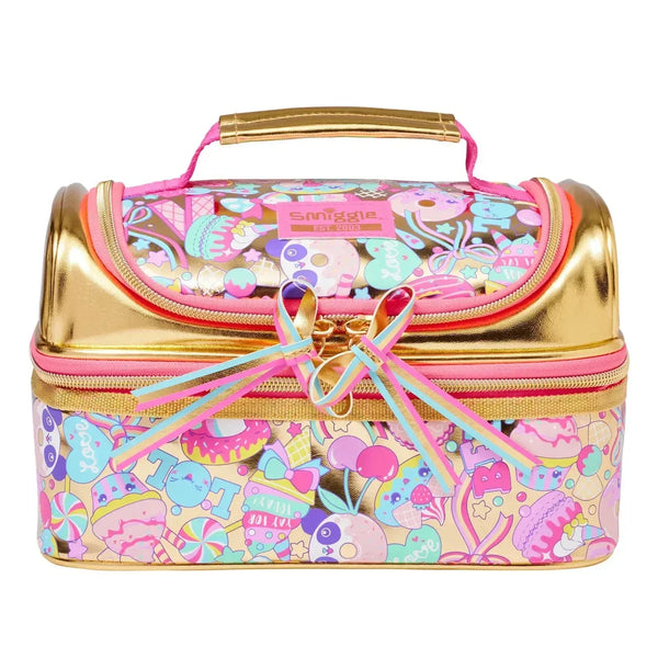 Smiggle Double Decker Lunch Bag For Kids - Bear Hugs