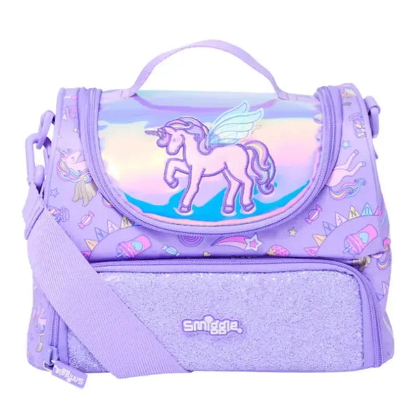 Smiggle Double Decker Lunch Bag For Kids - Bear Hugs