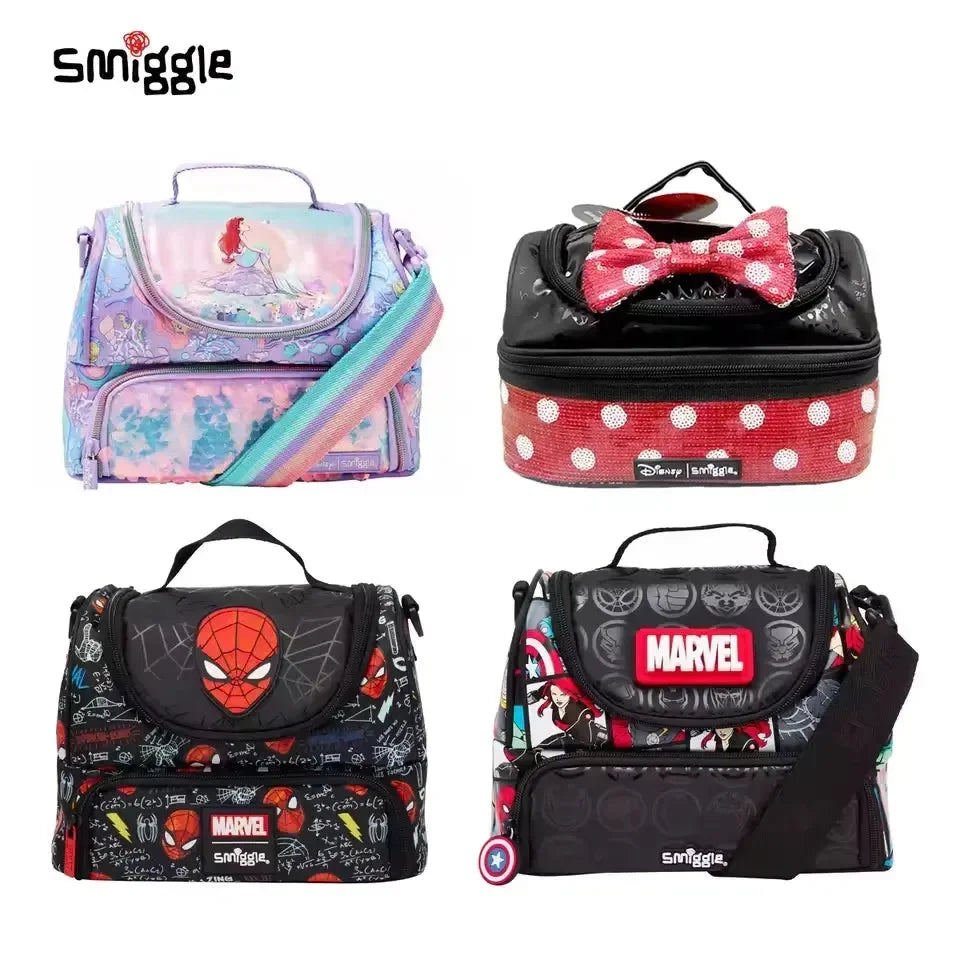 Smiggle Double Decker Lunch Bag For Kids - Bear Hugs