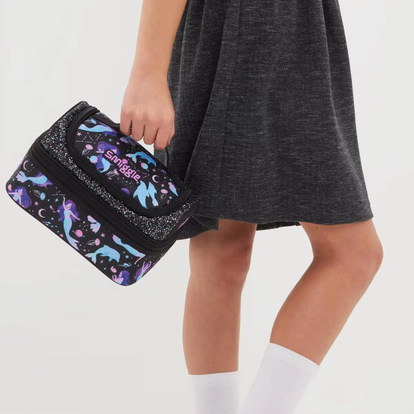 Smiggle Double Decker Lunch Bag For Kids - Bear Hugs