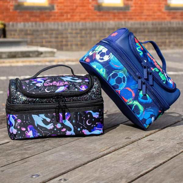 Smiggle Double Decker Lunch Bag For Kids - Bear Hugs
