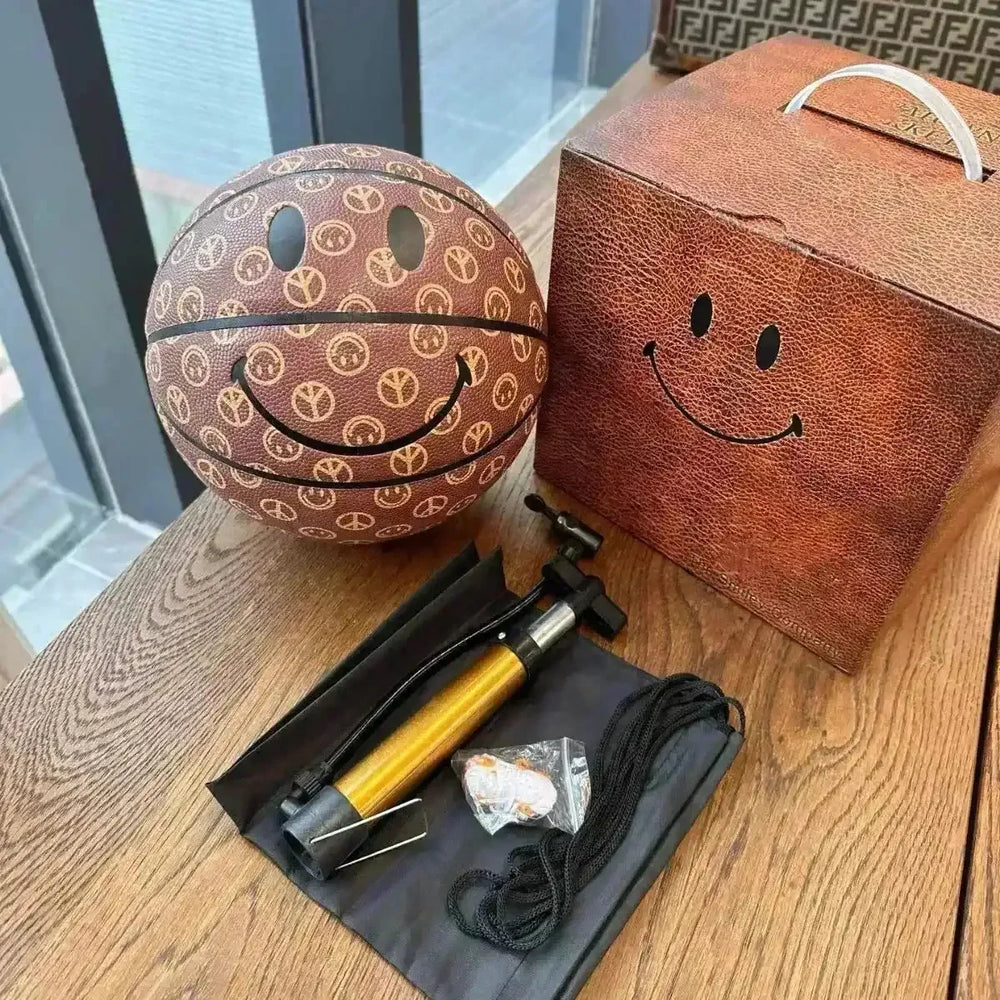 Smiley Face Chinatown Market Basketball - Bear Hugs