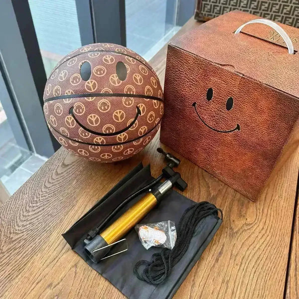 Smiley Face Chinatown Market Basketball - Bear Hugs