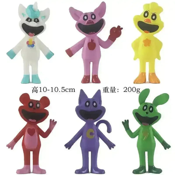 Smiling Critters Mini Figurines Set - Bear Hugs