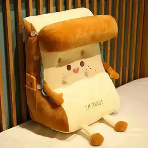 Smiling Toast Wedge Cushion - Bear Hugs