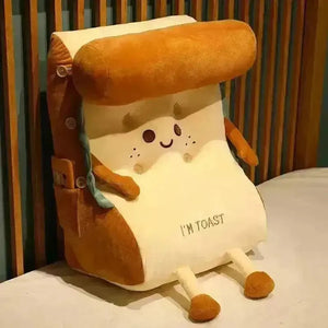 Smiling Toast Wedge Cushion - Bear Hugs