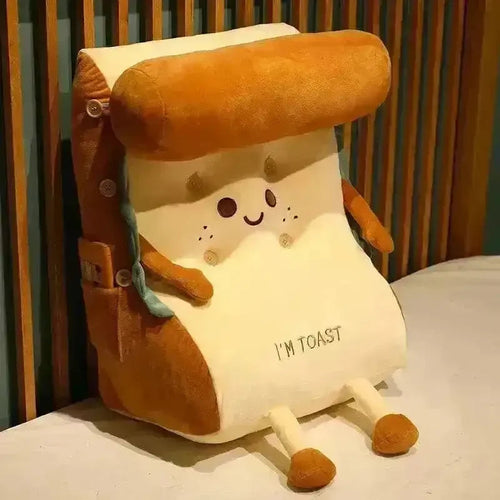 Smiling Toast Wedge Cushion - Bear Hugs